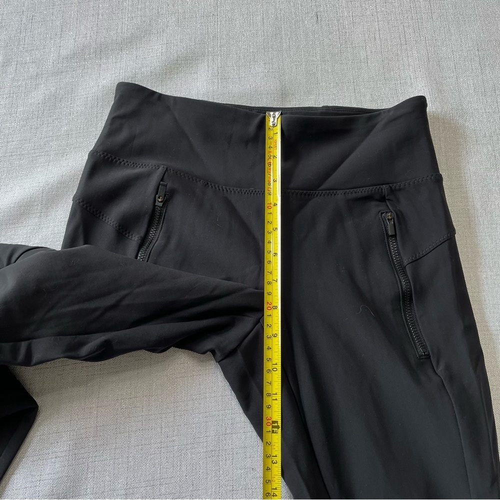 Athleta Stellar Solid Black Zip Legging Tights Si… - image 8